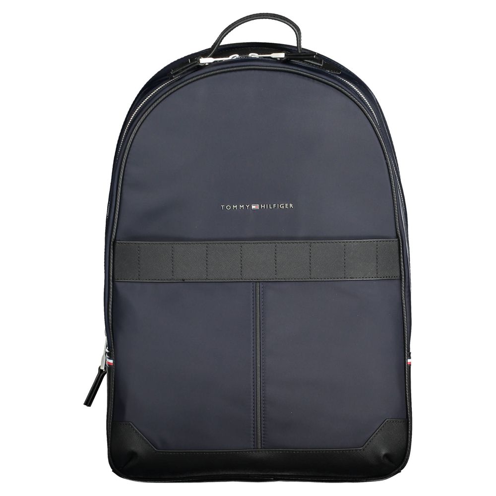 Blue Polyester Men Backpack - ventzia