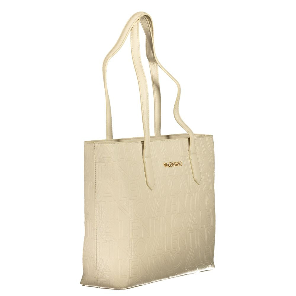 Beige Polyethylene Handbag - ventzia