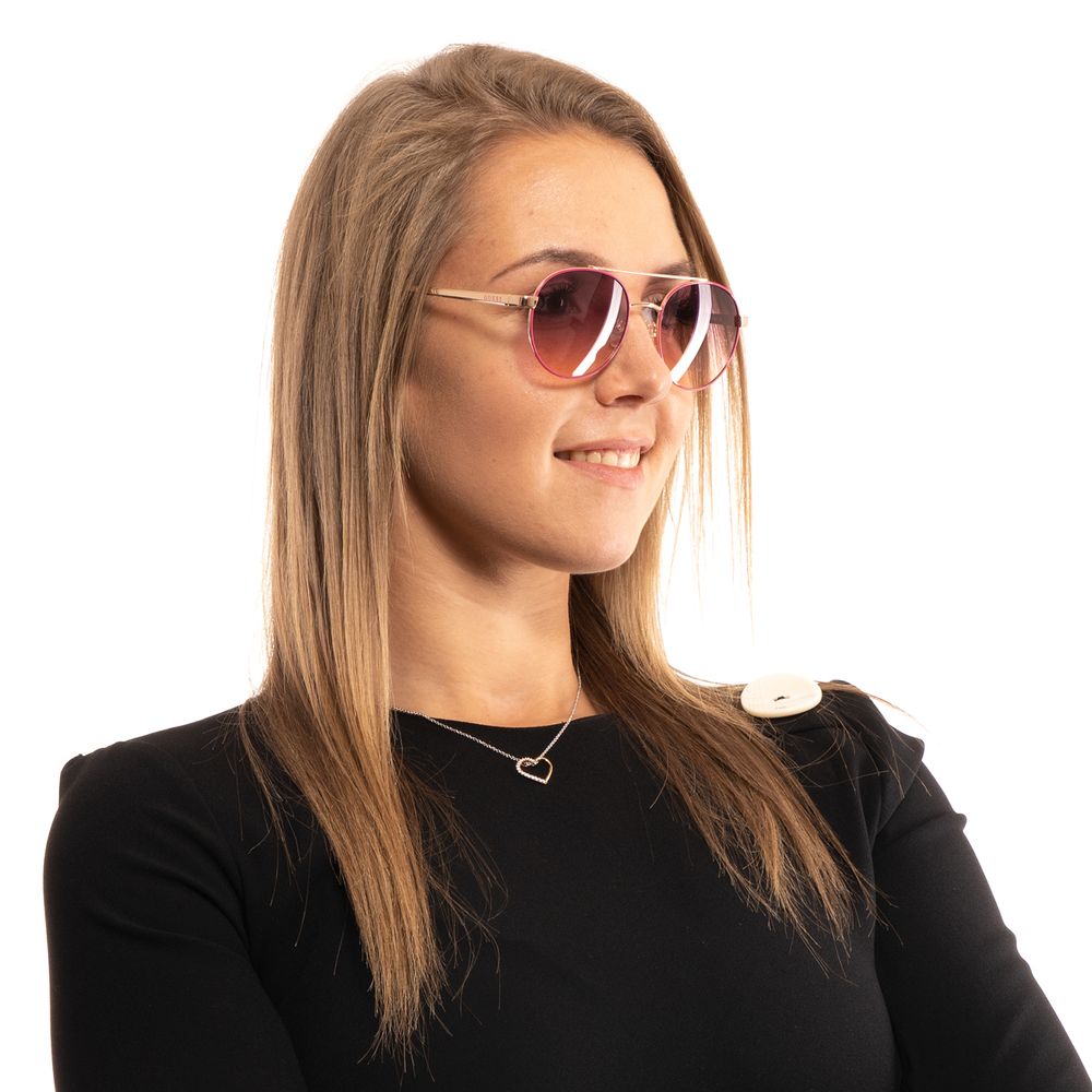 Pink Metal Sunglasses - ventzia