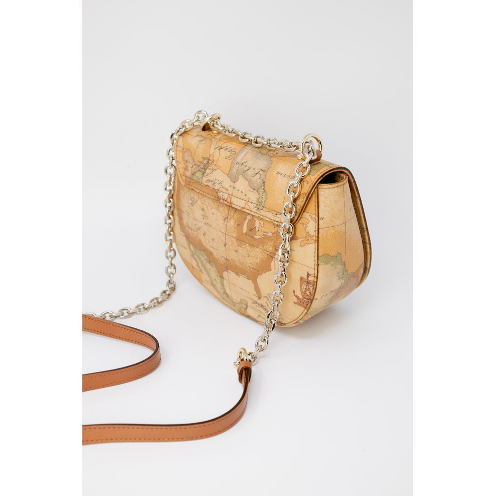 Beige Leather Handbag - ventzia