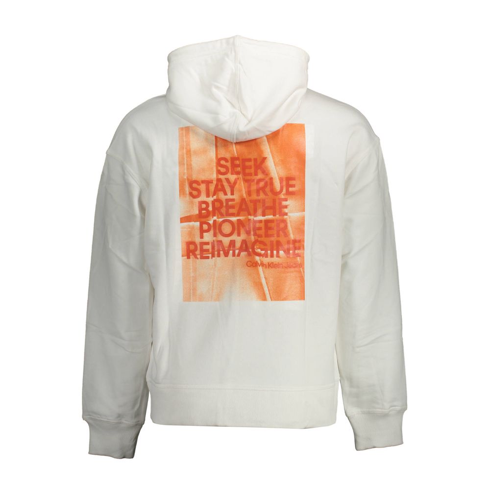Bianco Cotton Men's Sweatshirt - ventzia