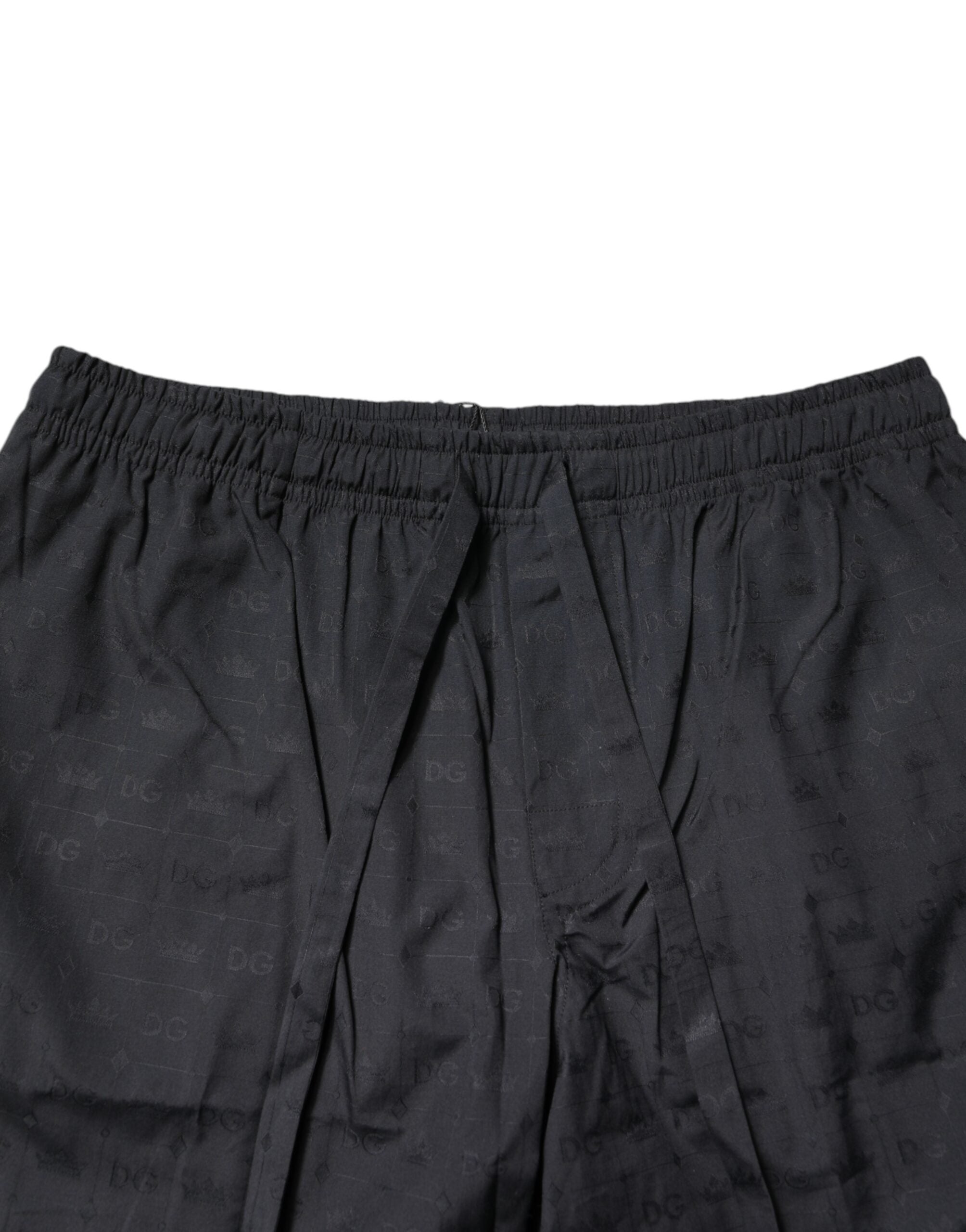 Black Cotton Men Pajama Set Sleepwear - ventzia