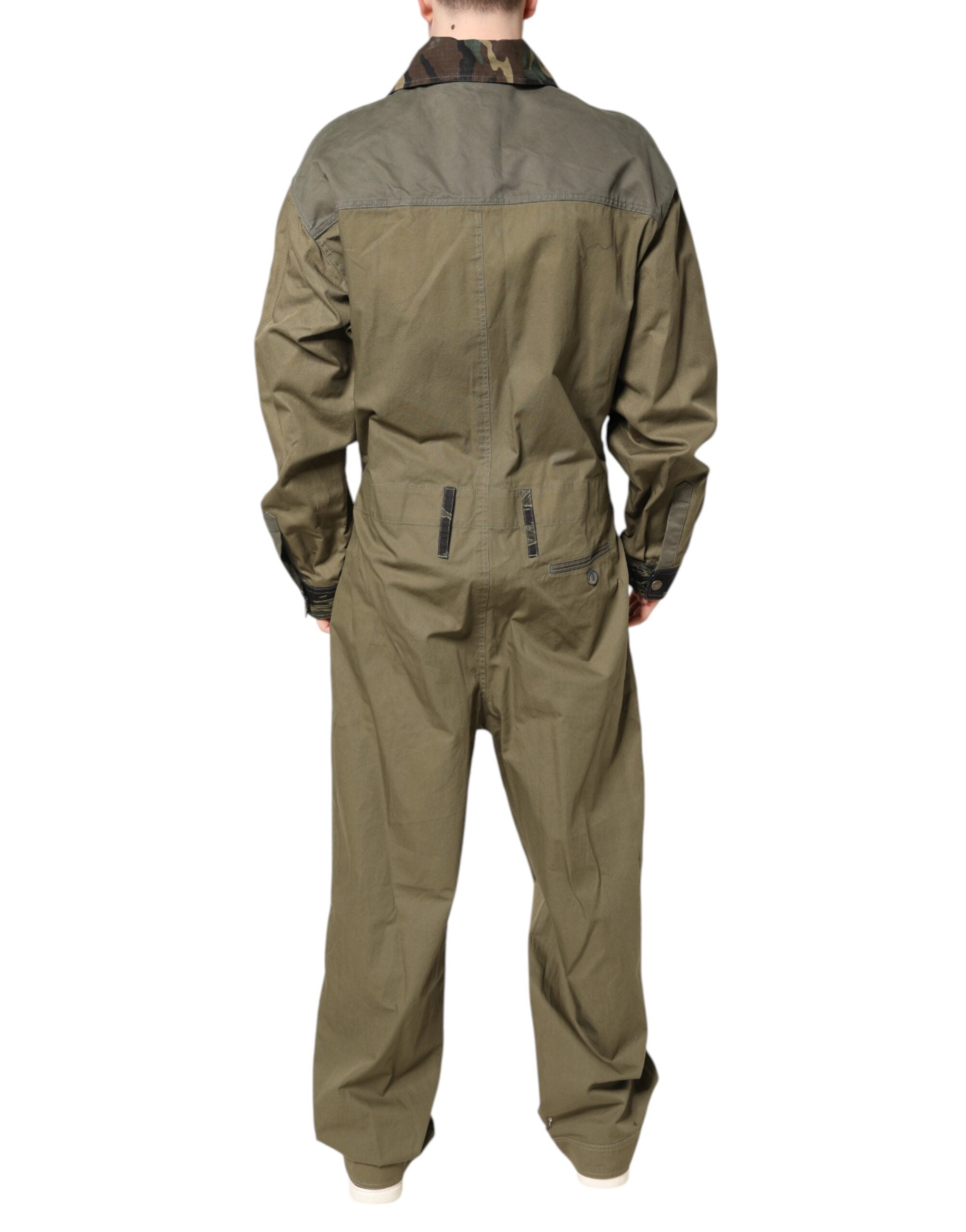 Brown Cotton Stretch Shirt Pants Casual Set - ventzia