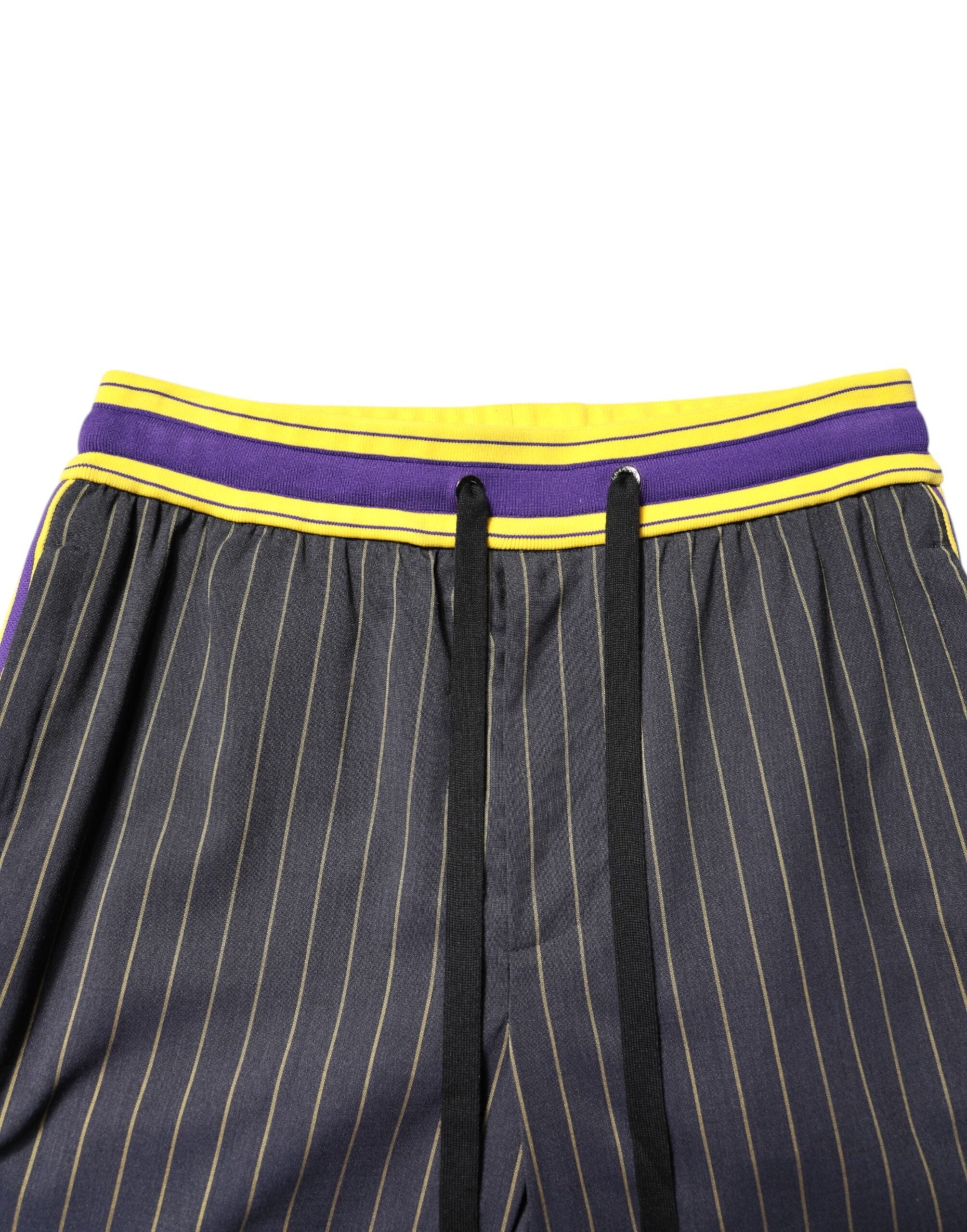 Multicolor Cotton Men Jogger Pants - ventzia