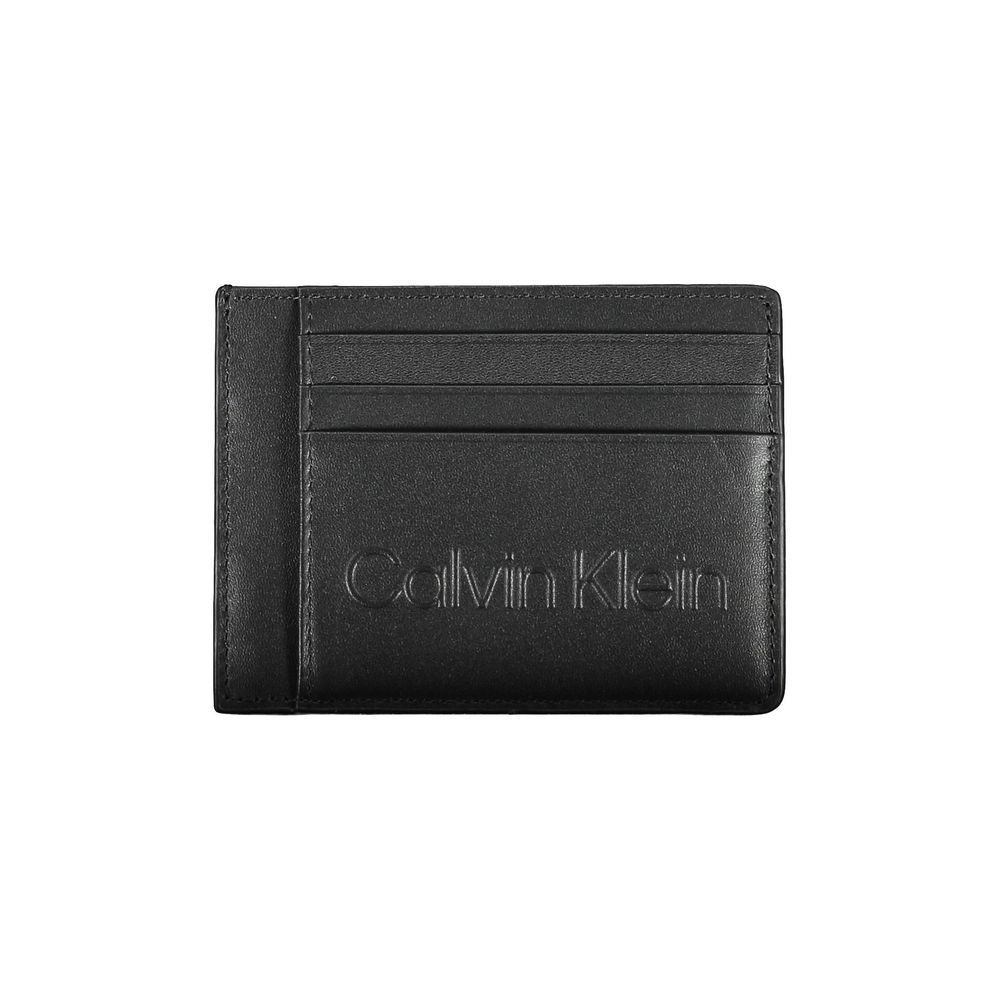 Black Polyethylene Men Wallet - ventzia