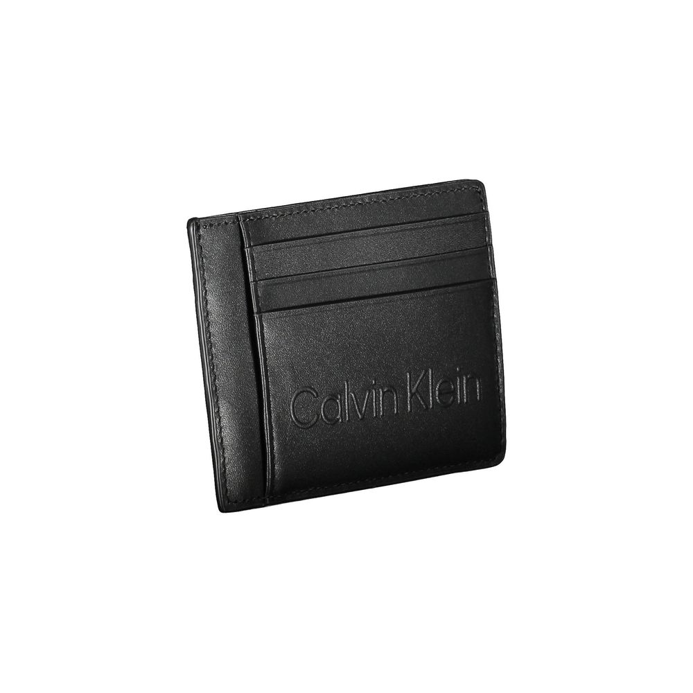 Black Polyethylene Men Wallet - ventzia