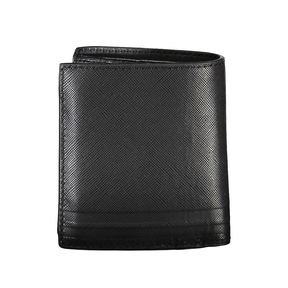 Black Leather Men Wallet - ventzia