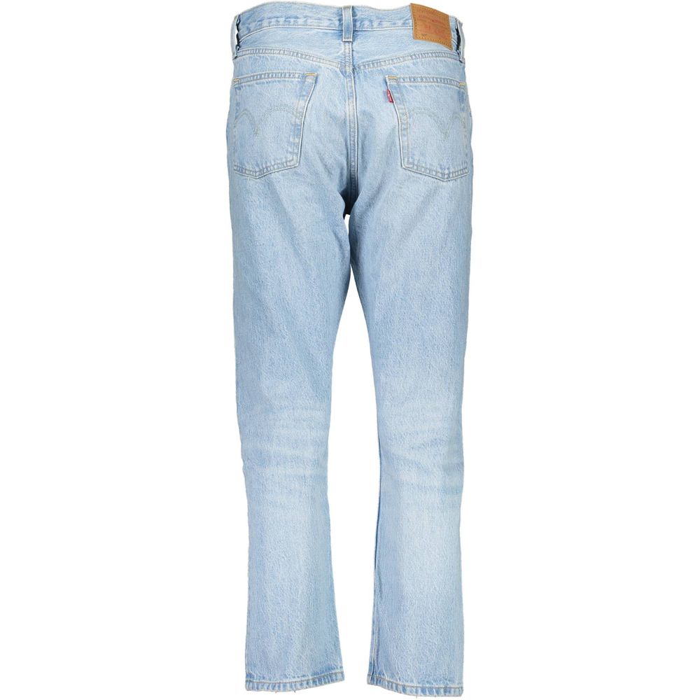Blue Cotton Women's Jean - ventzia