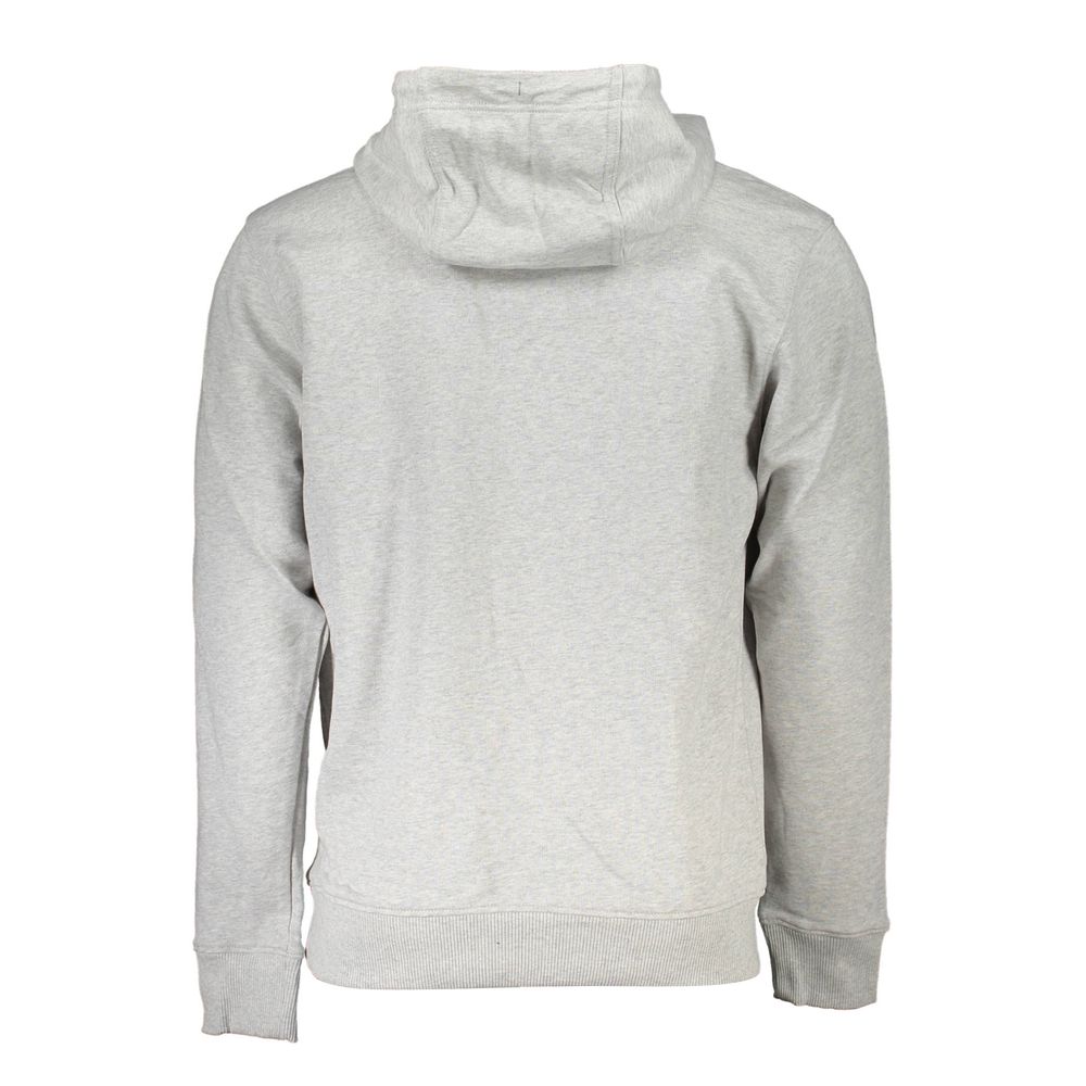 Grigio Cotton Men's Hoodie - ventzia