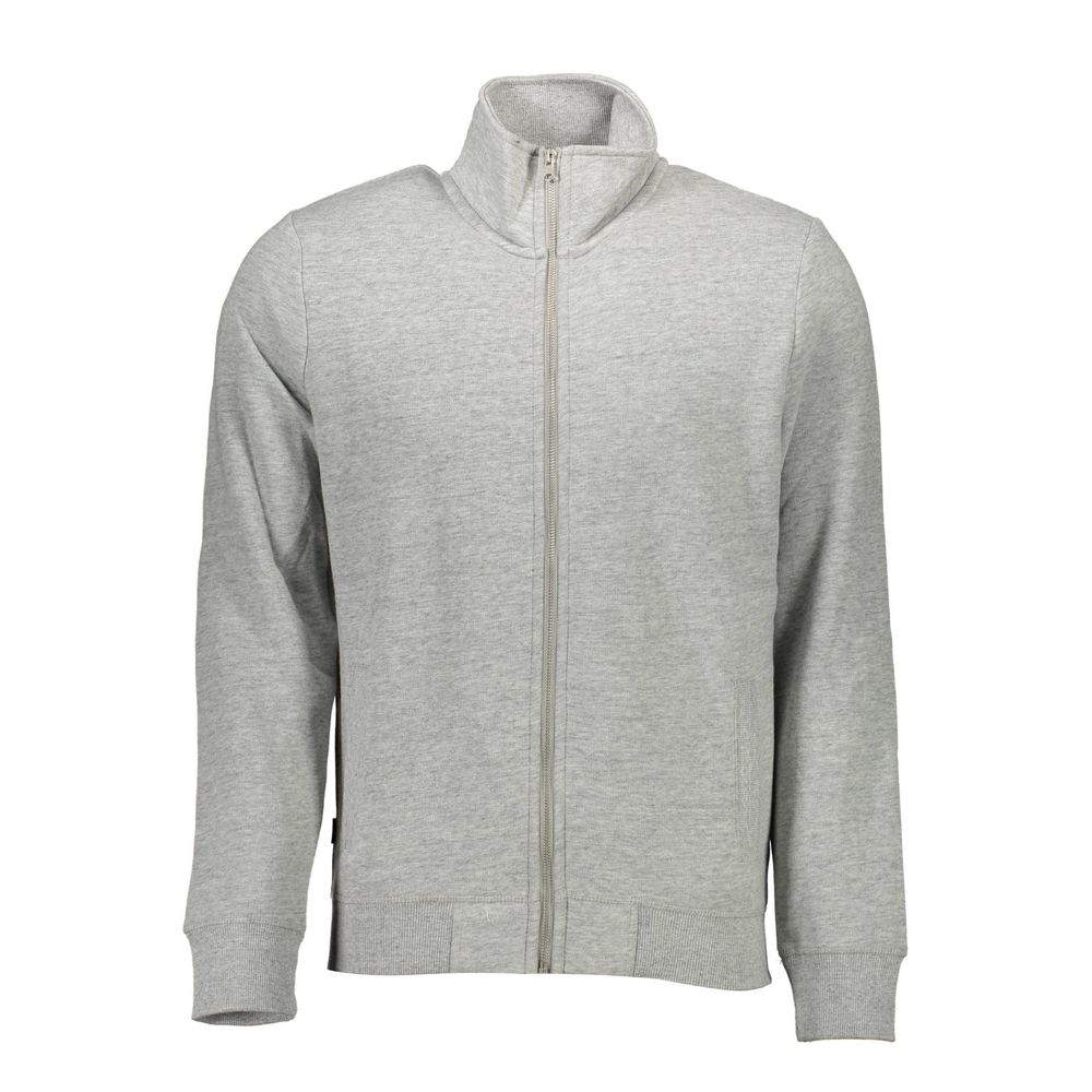 Grey Cotton Men's Sweatshirt - ventzia