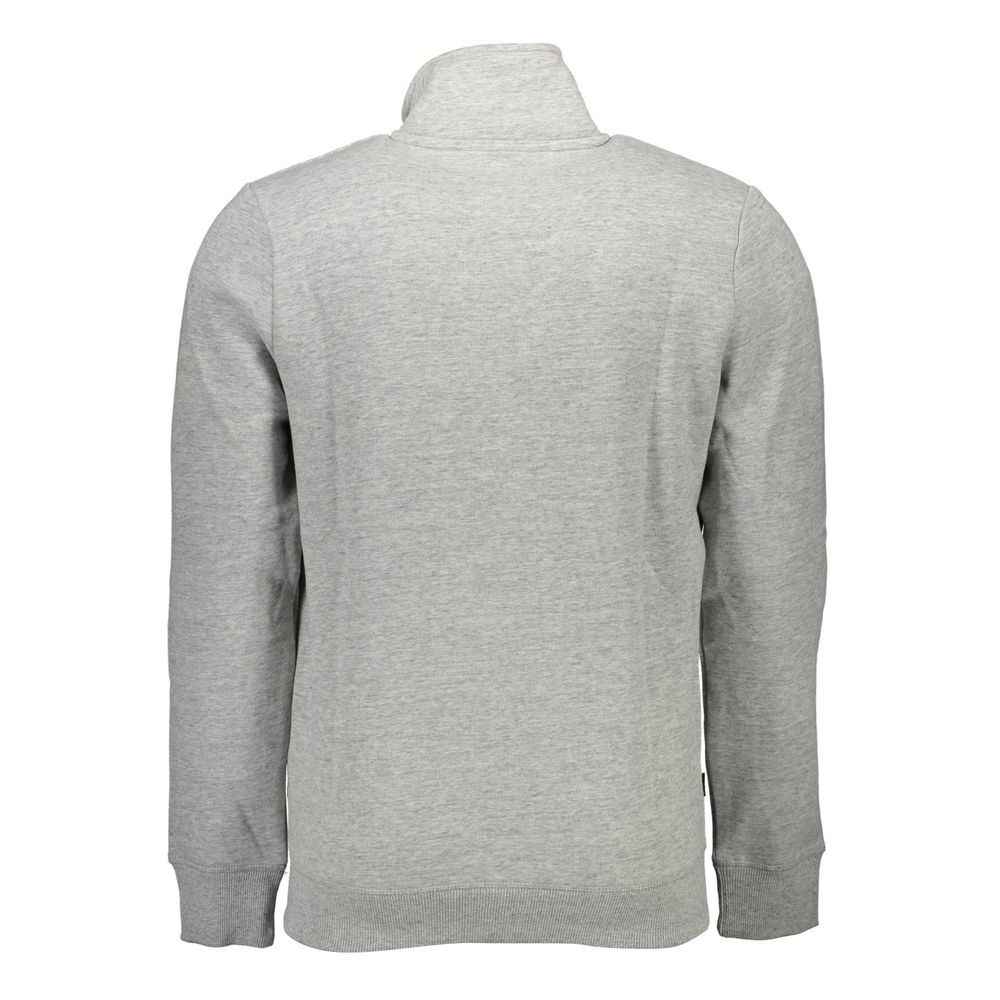 Grey Cotton Men's Sweatshirt - ventzia