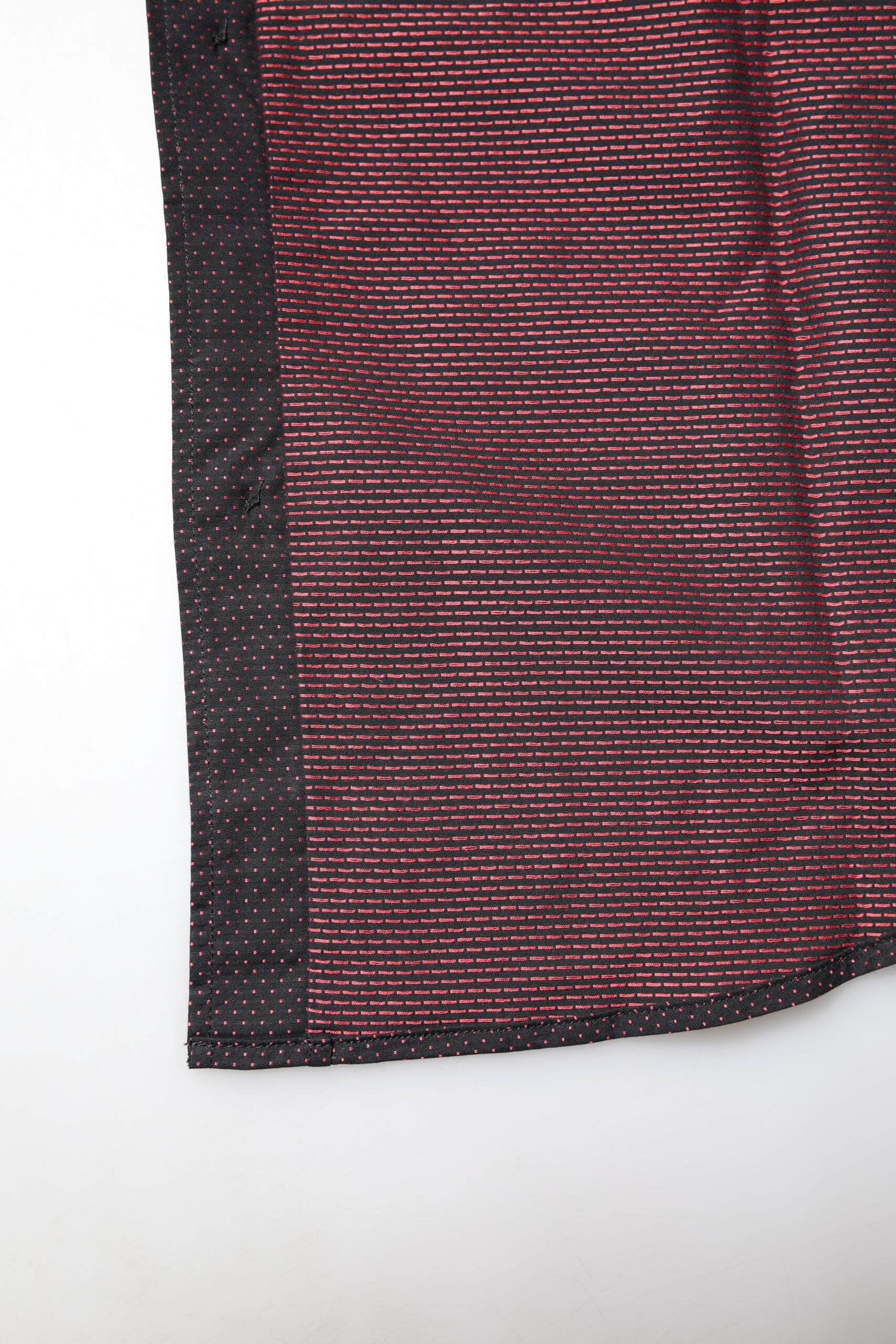 Maroon Jacquard Cotton GOLD Men Dress Shirt - ventzia