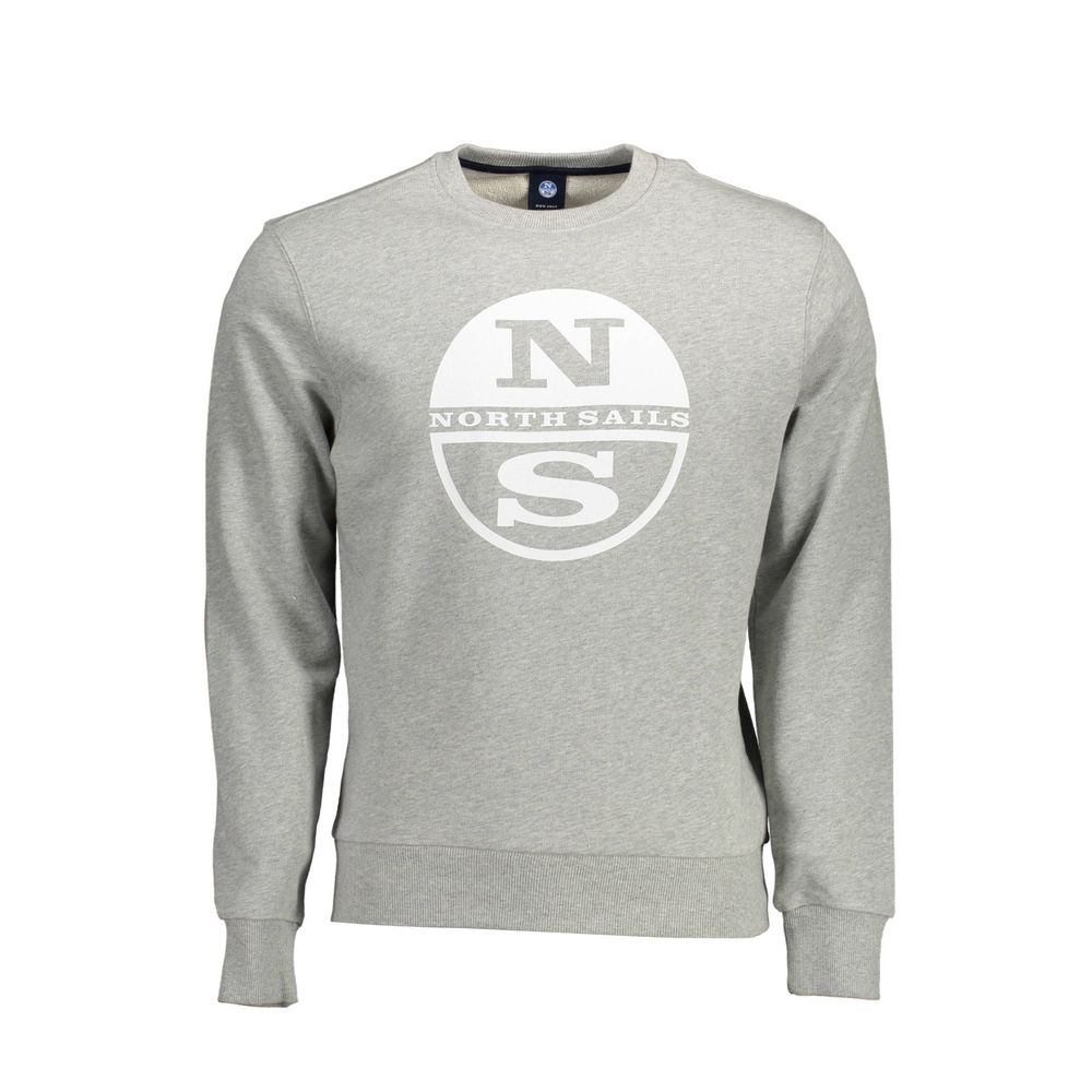 Grigio Cotton Men Sweatshirt - ventzia