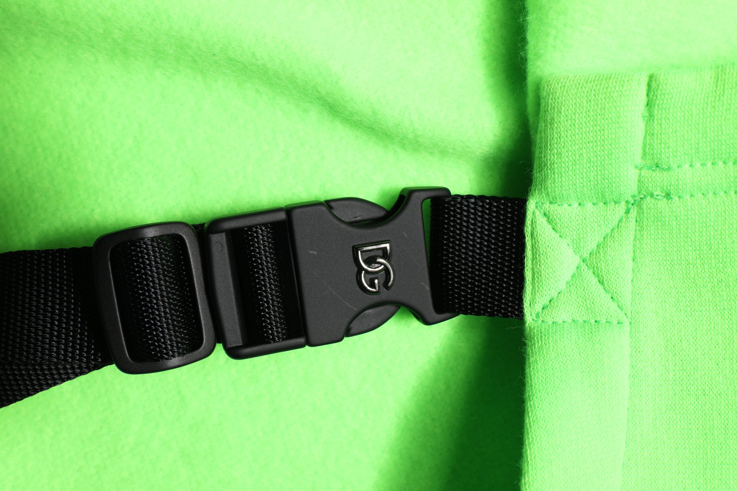 Green Polyester Hooded Sportswear Vest Sweater - ventzia