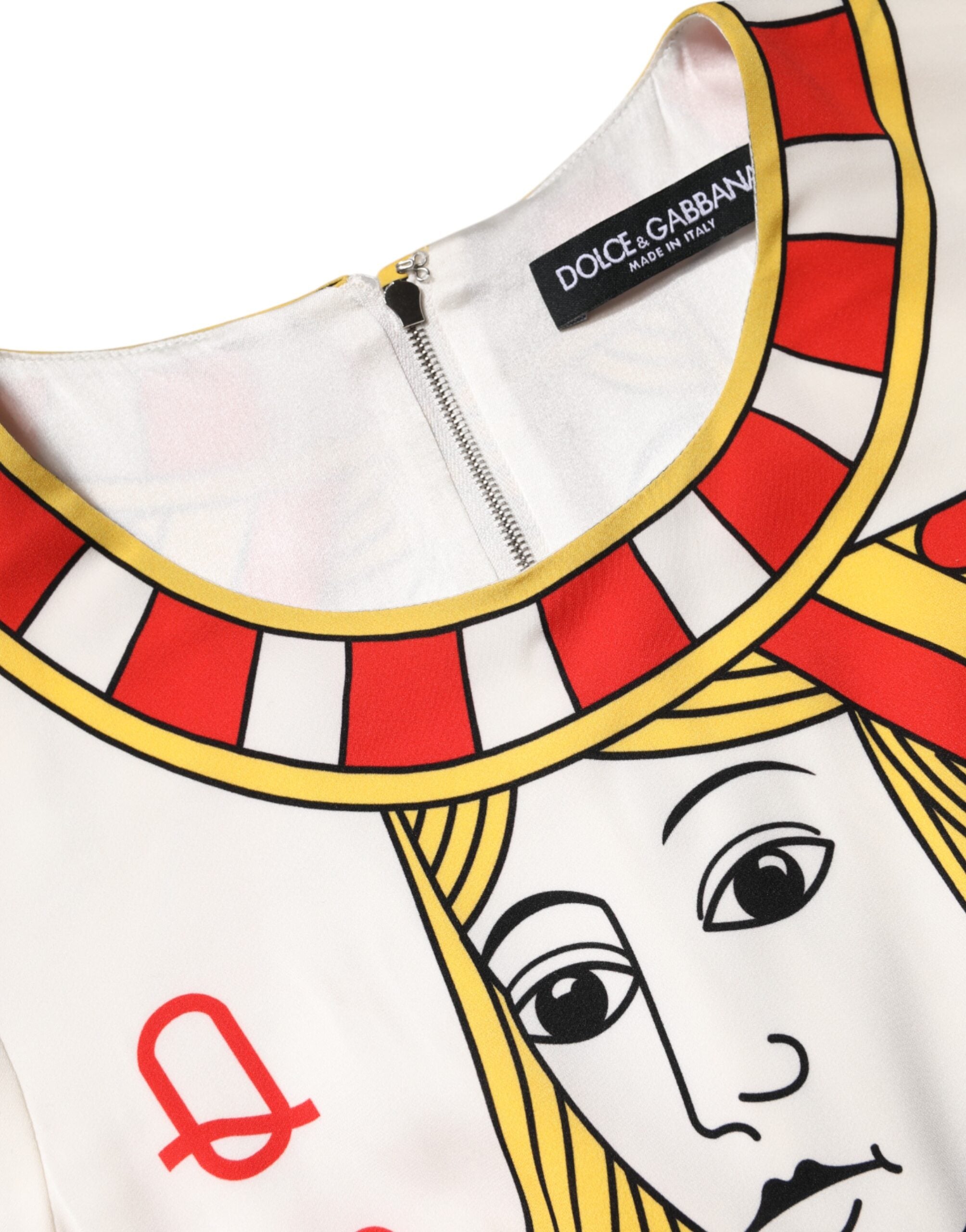 White Queen Of Heart Short Sleeve Midi Dress - ventzia
