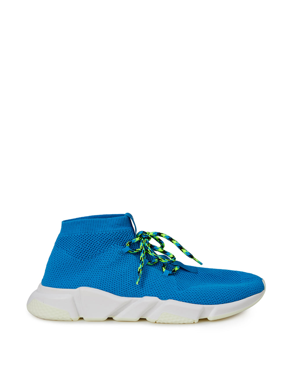 Exquisite Blue Cotton Sneakers for Men - ventzia