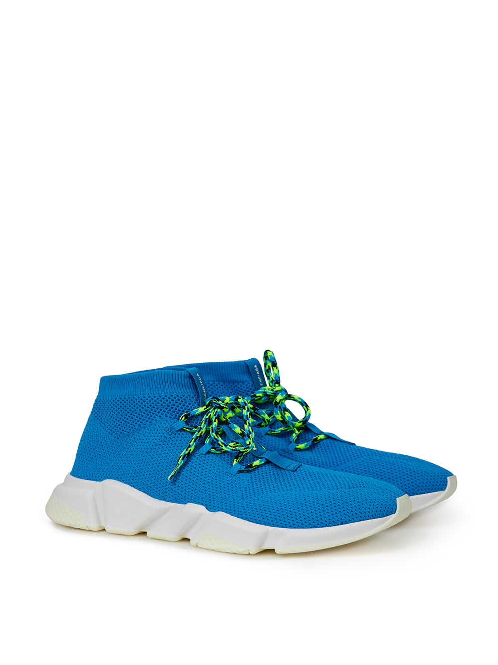 Exquisite Blue Cotton Sneakers for Men - ventzia