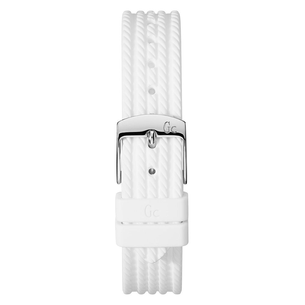 White Synthetic Dress Watch - ventzia