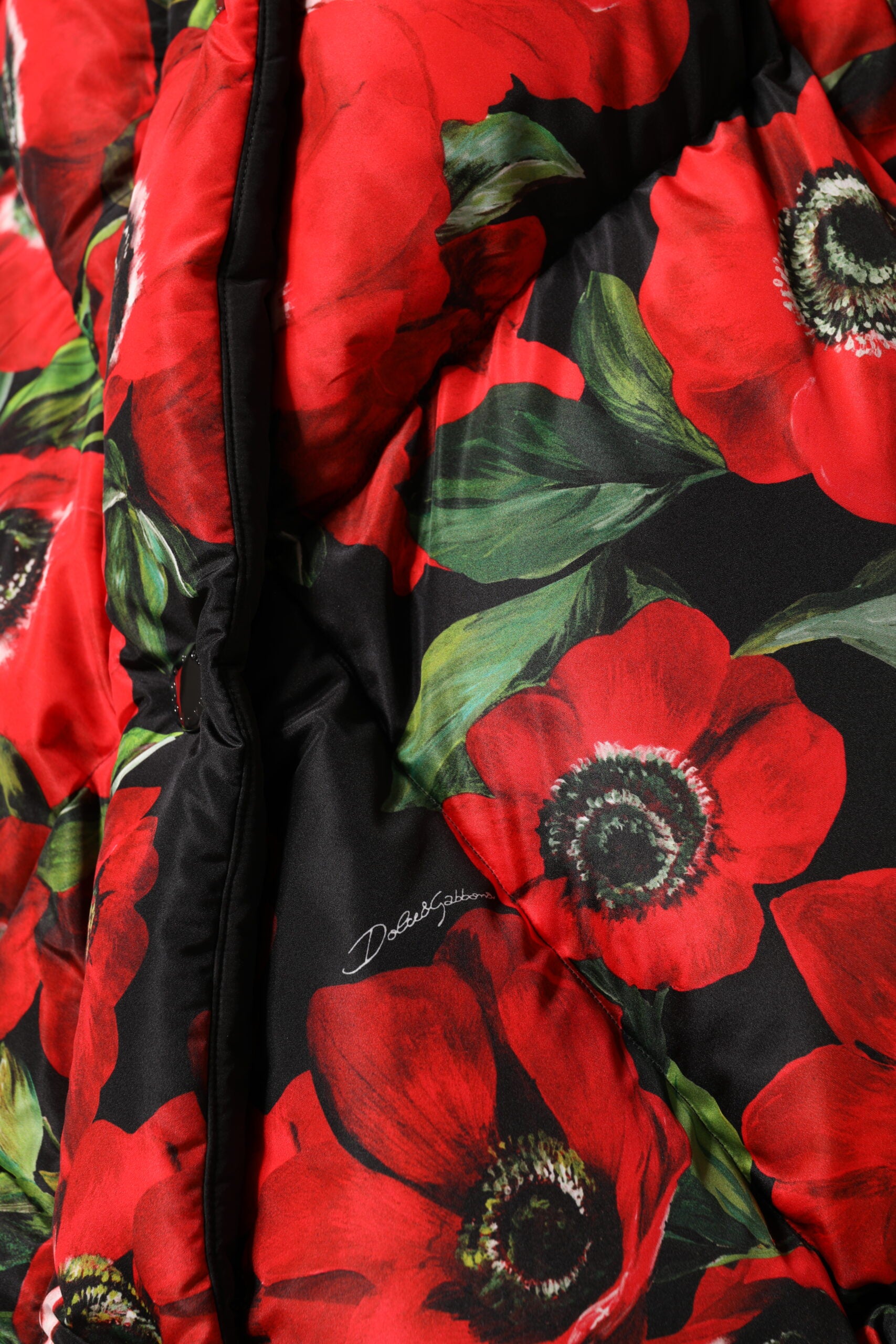 Multicolor Floral Full Zip Padded Jacket - ventzia