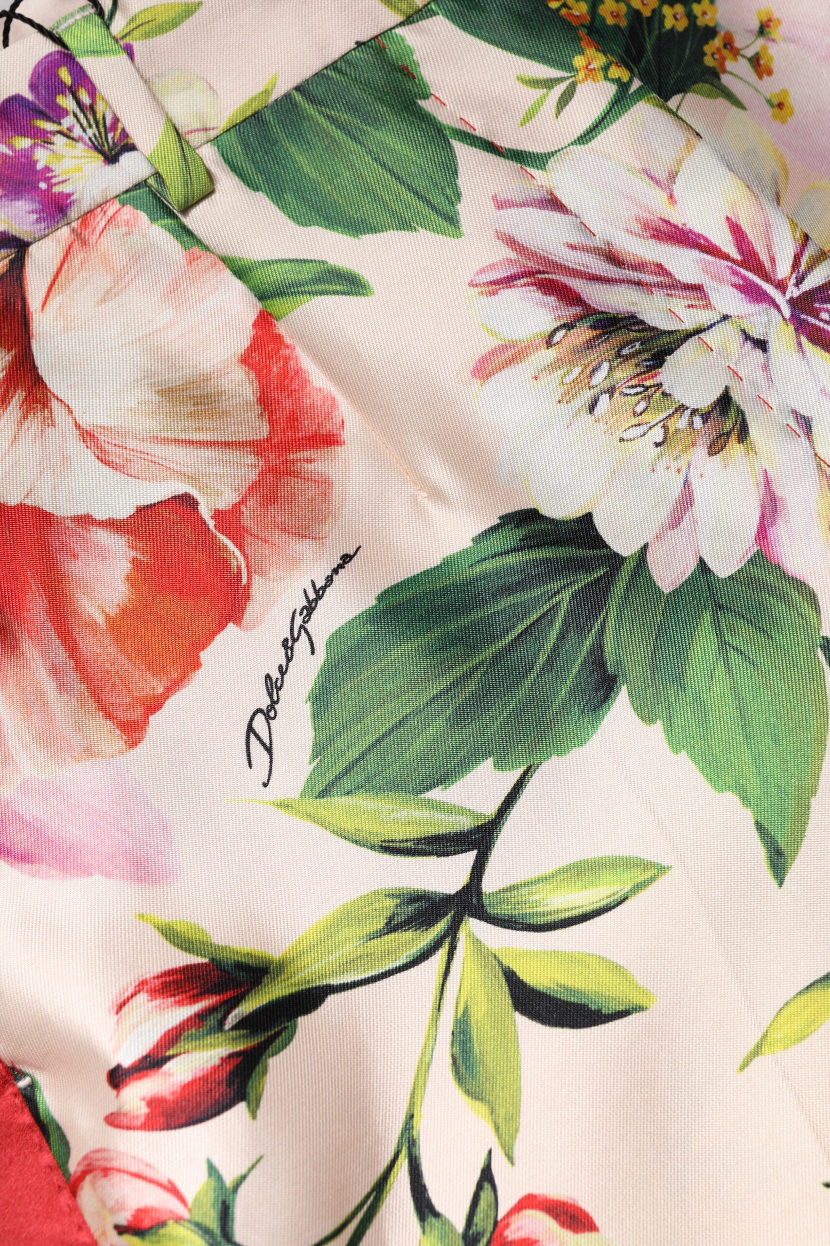 Multicolor Floral High Waist Straight Pants - ventzia