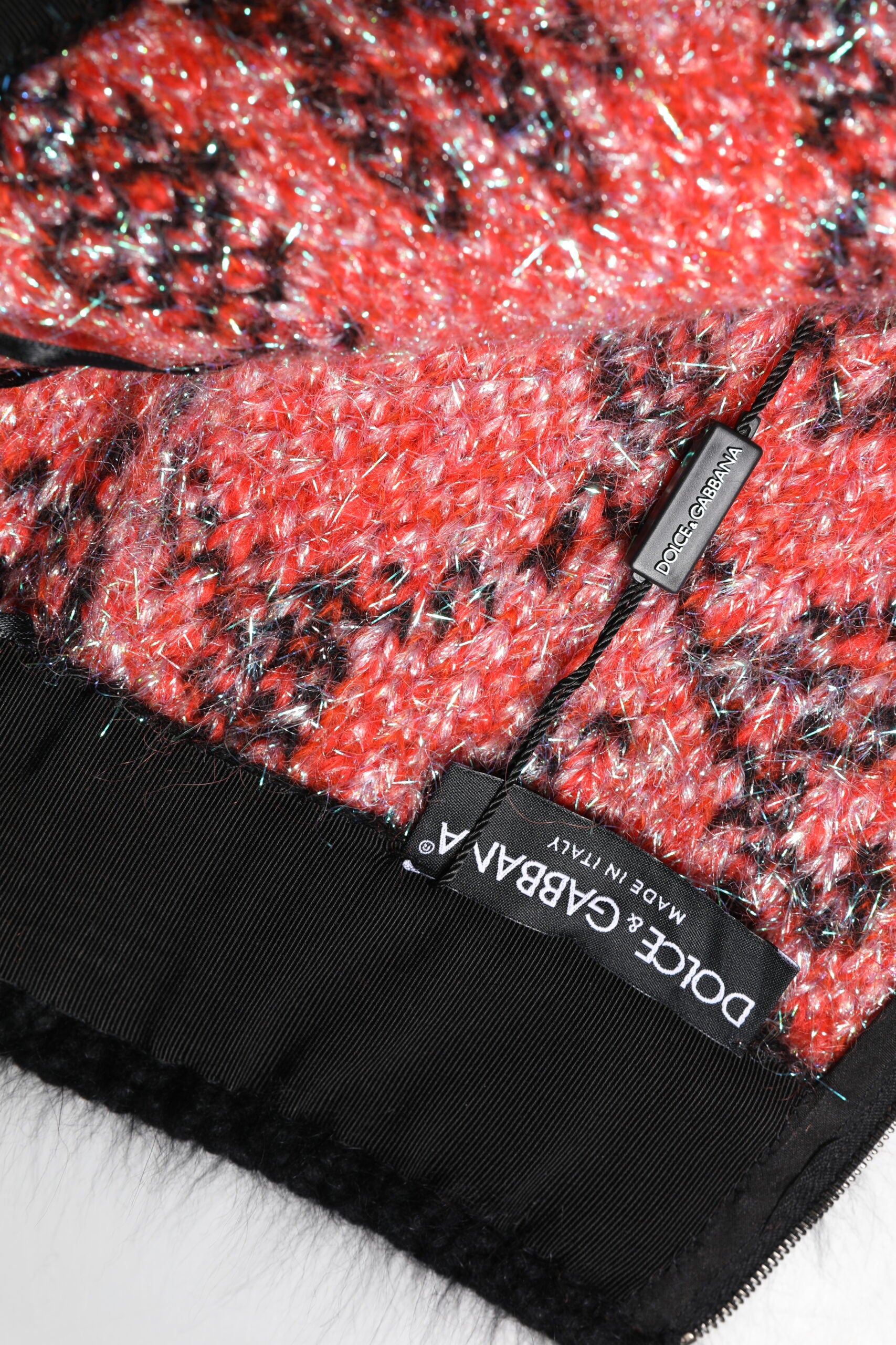 Multicolor Plush High Waist Mini Skirt - ventzia
