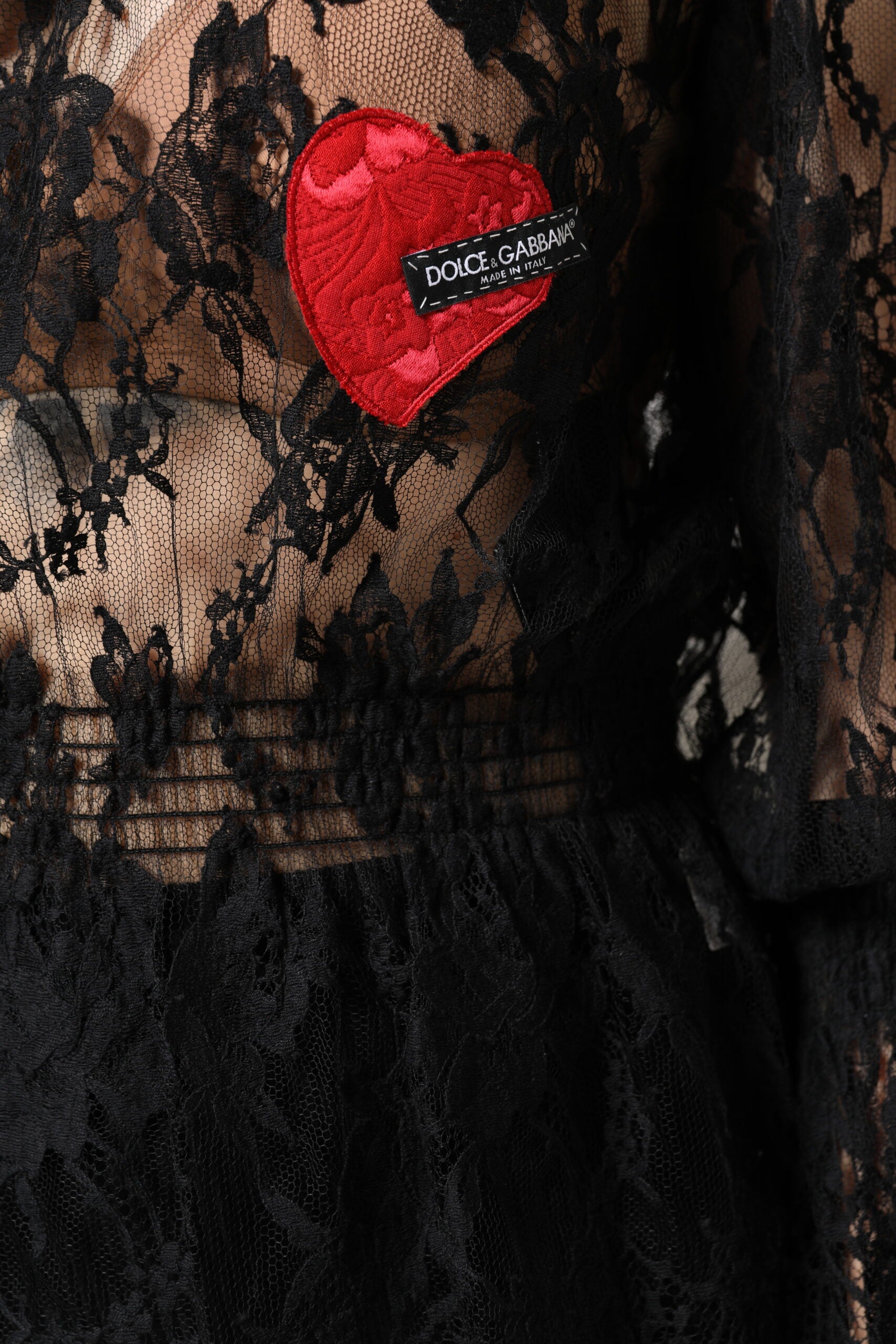 Black Cotton Floral Lace Women Blouse Top - ventzia