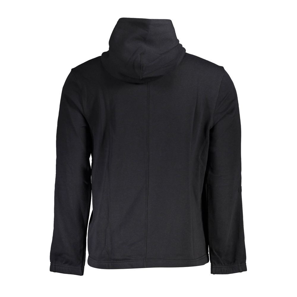 Black Cotton Men's Sweatshirt - ventzia