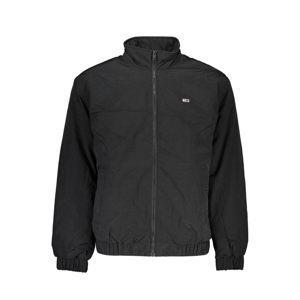 Black Polyester Men Jacket - ventzia