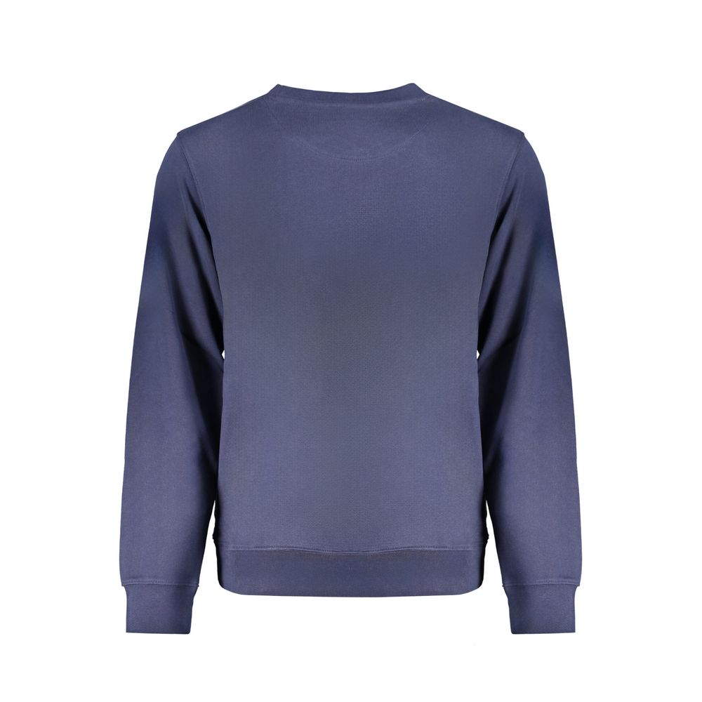 Blue Cotton Mens Sweatshirt - ventzia