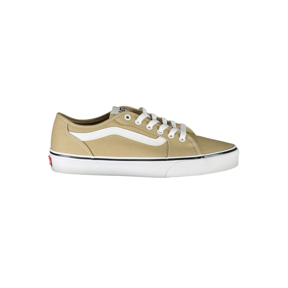Beige Polyester Sneaker - ventzia