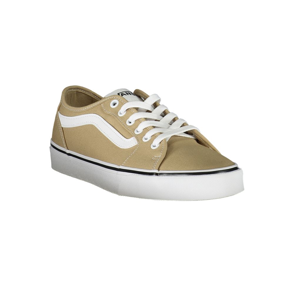Beige Polyester Sneaker - ventzia