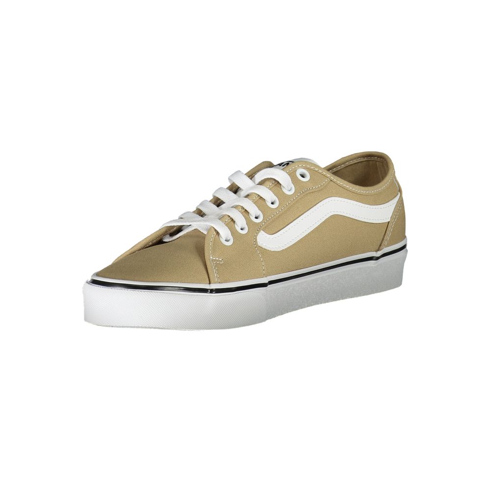 Beige Polyester Sneaker - ventzia