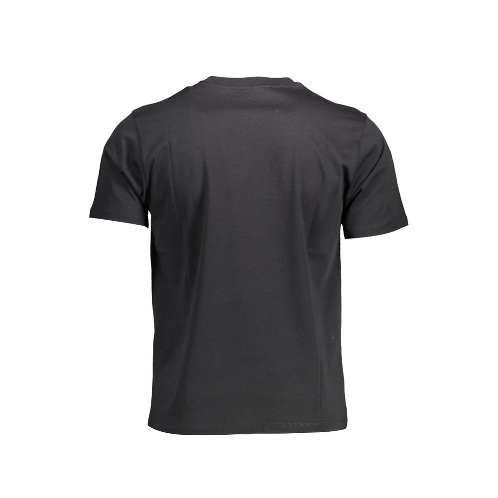 Black Cotton Men's T-Shirt - ventzia
