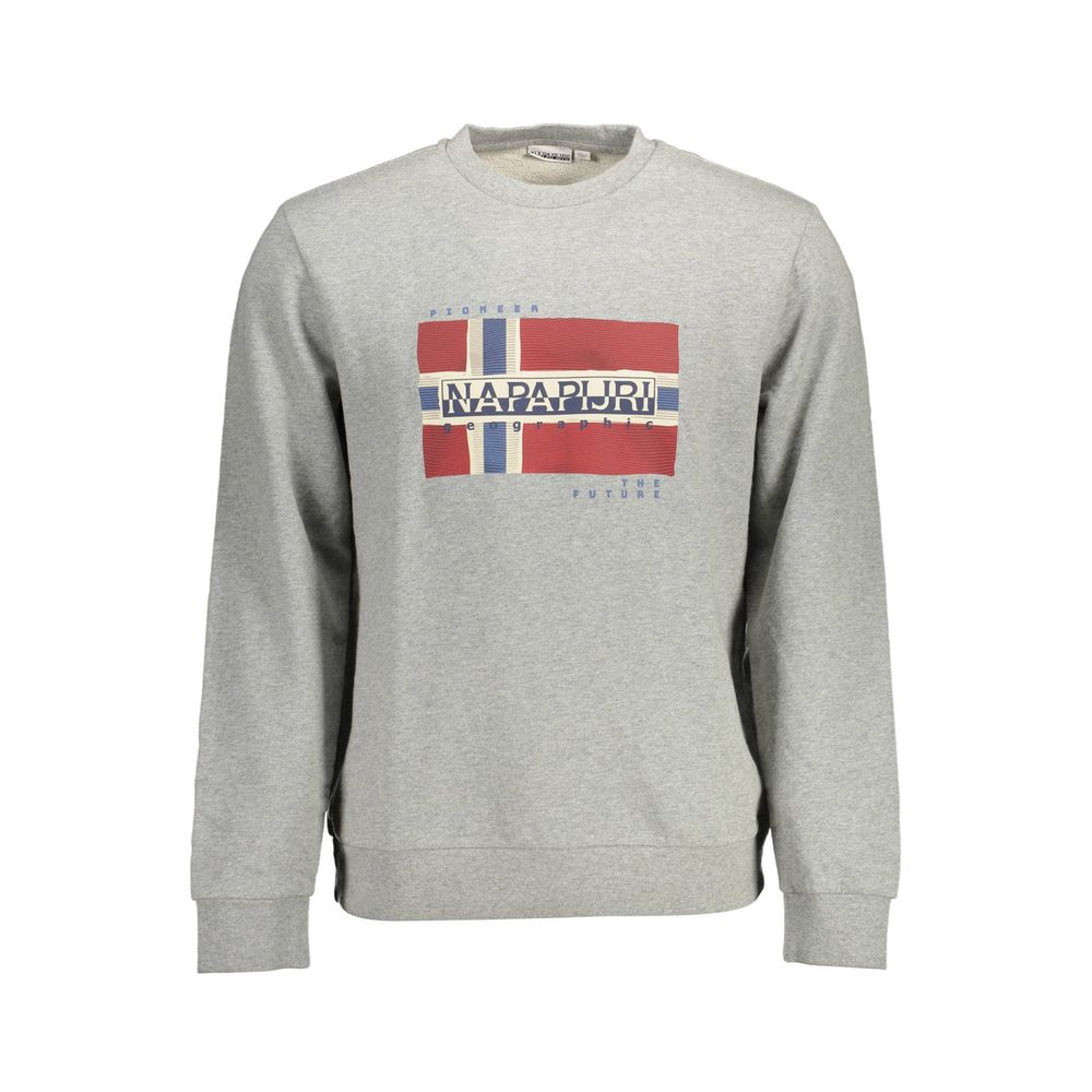 Grigio Cotton Men Sweatshirt - ventzia