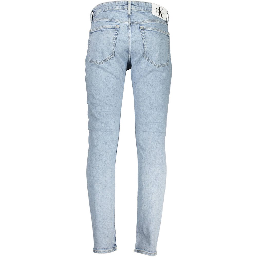 Azzurro Cotton Men Jeans - ventzia