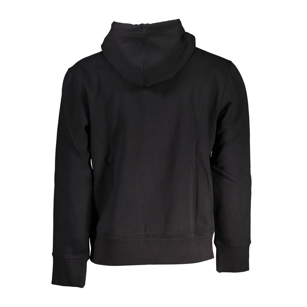 Black Cotton Men's Sweatshirt