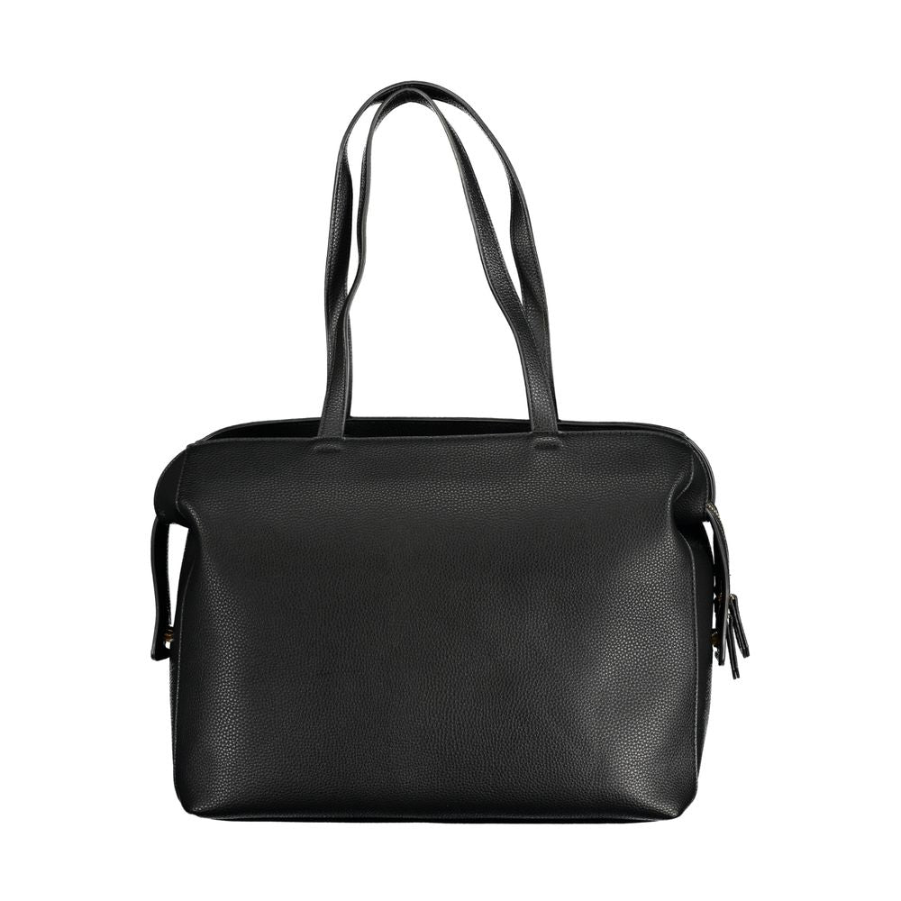 Nero Poliuretano Women Handbag - ventzia