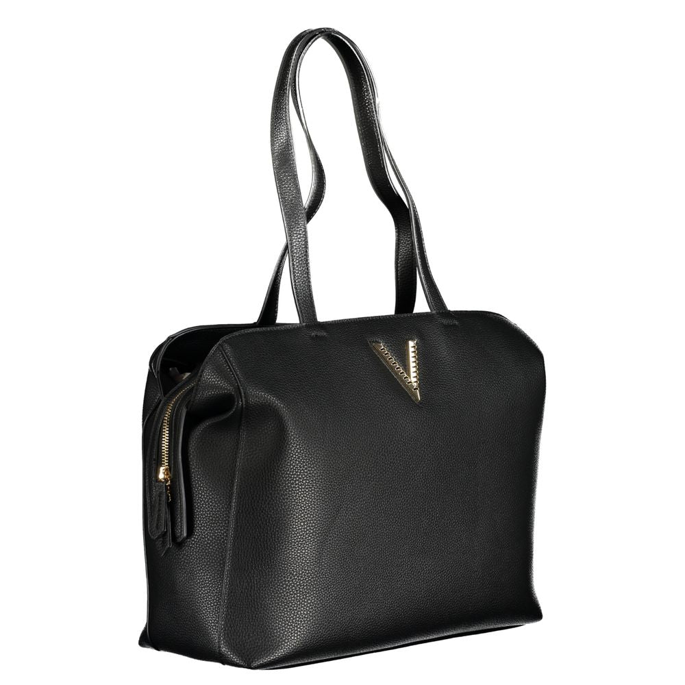Nero Poliuretano Women Handbag - ventzia
