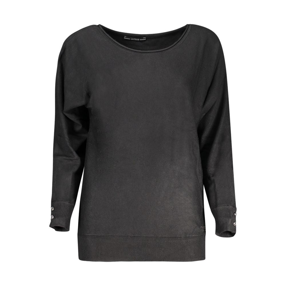 Black Viscosa Women Sweater - ventzia