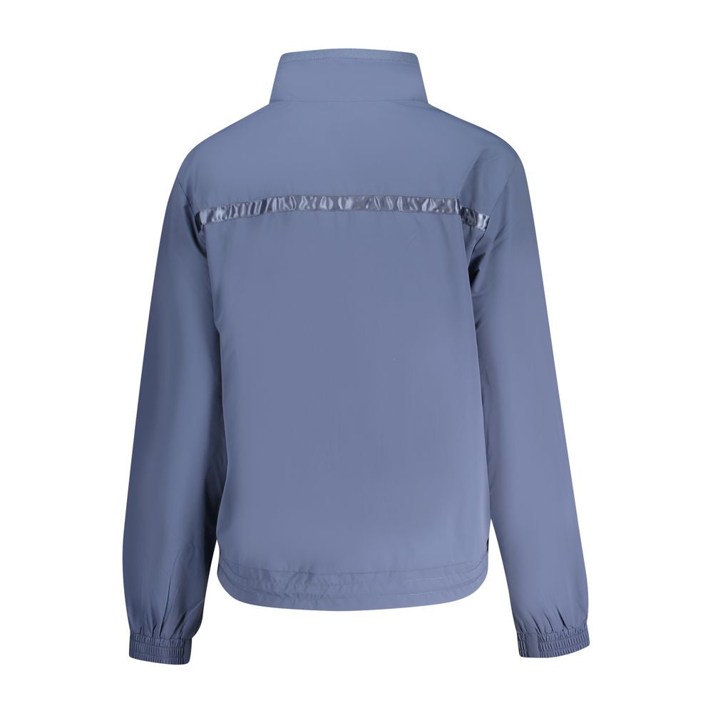 Blue Nylon Women Jacket - ventzia