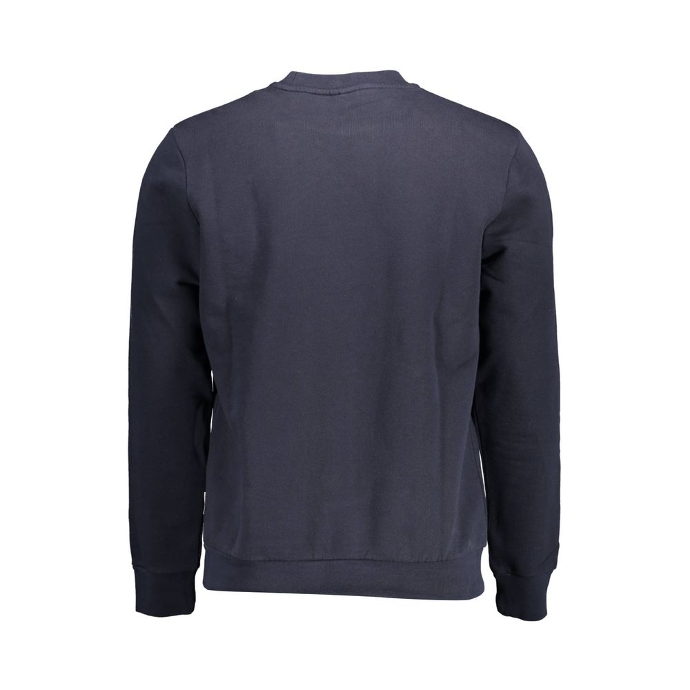 Blue Cotton Men Sweatshirt - ventzia