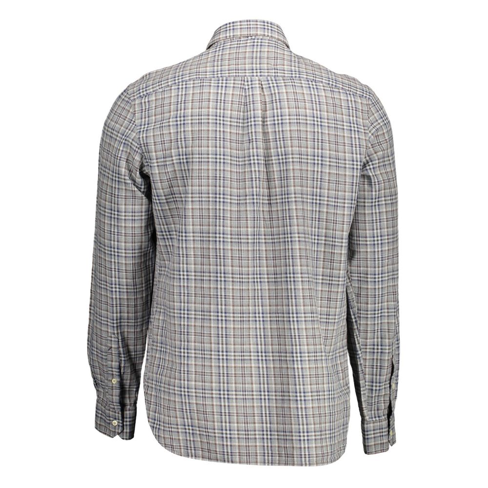 Blue Cotton Men's T-Shirt - ventzia