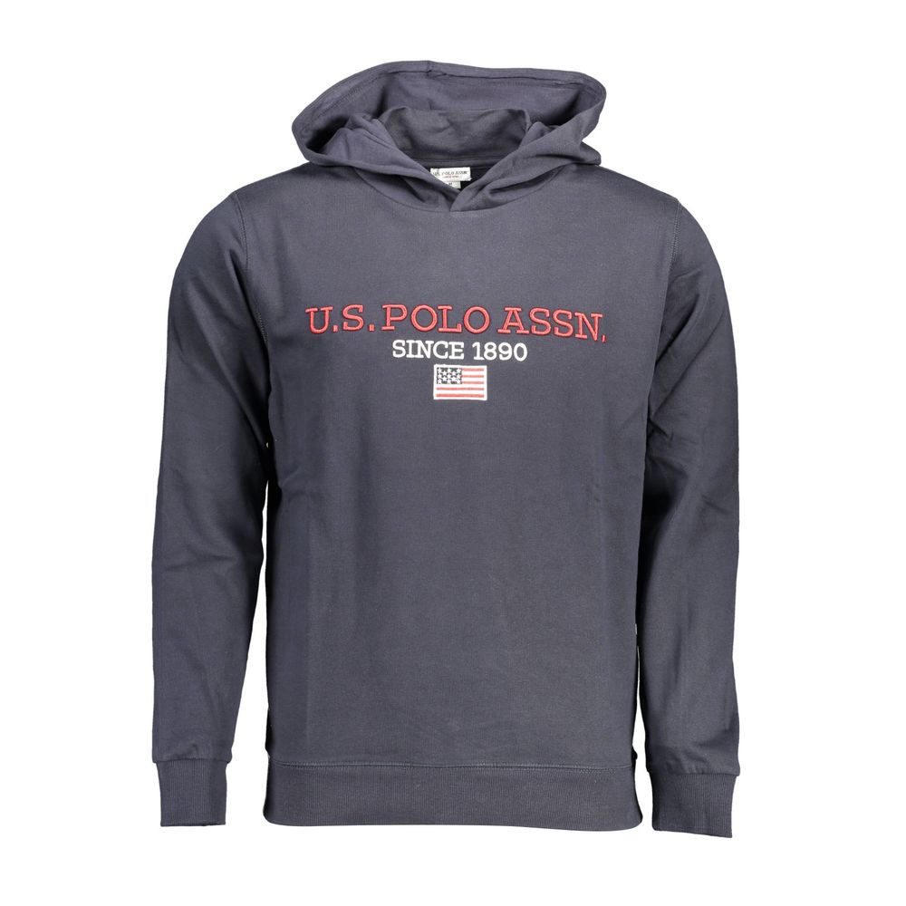Blue Cotton Sweatshirt - ventzia
