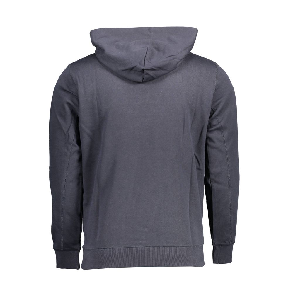 Blue Cotton Sweatshirt - ventzia