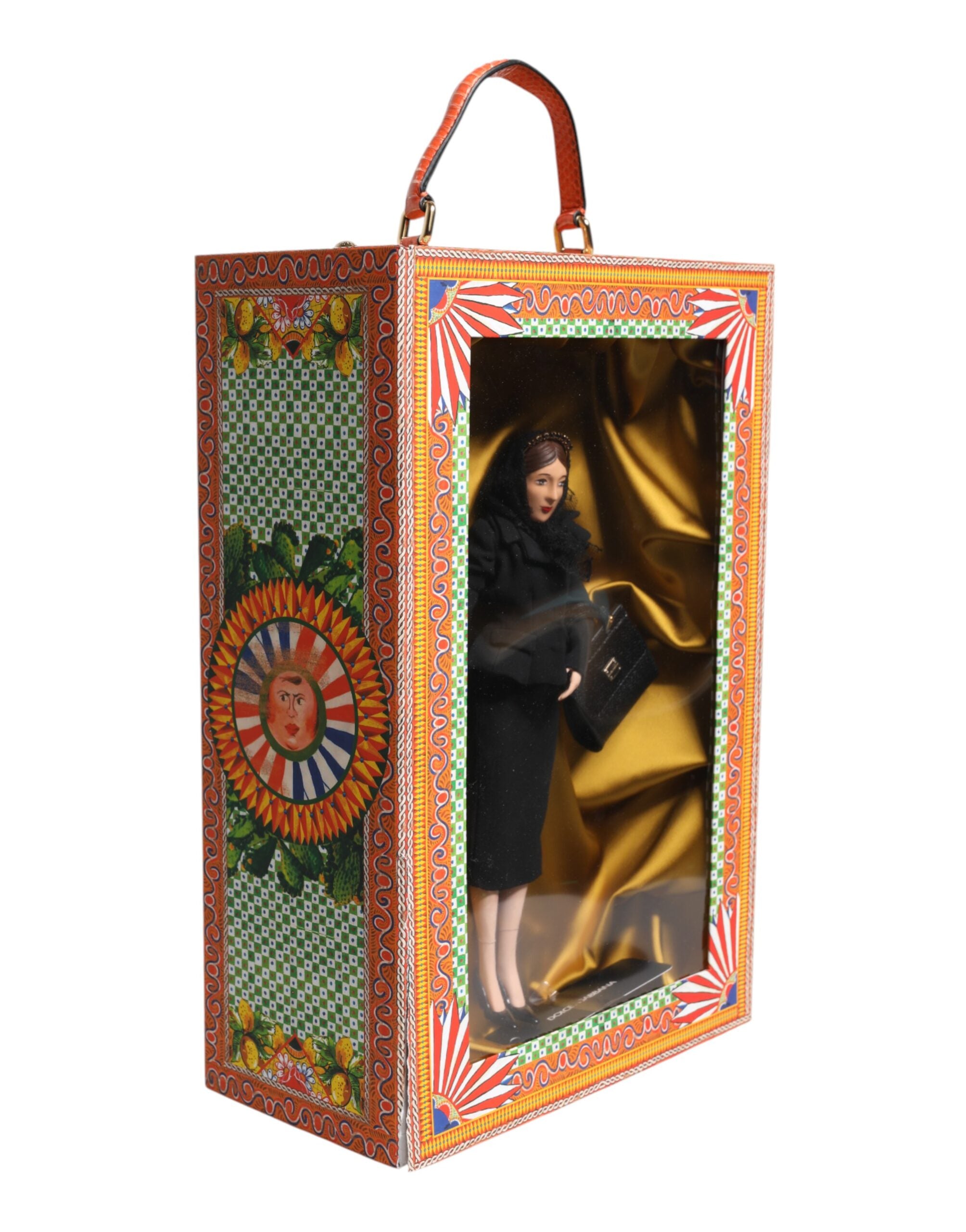 Black Dress Ceramic Porcelain Fashion Leather Sicily Dolls - ventzia