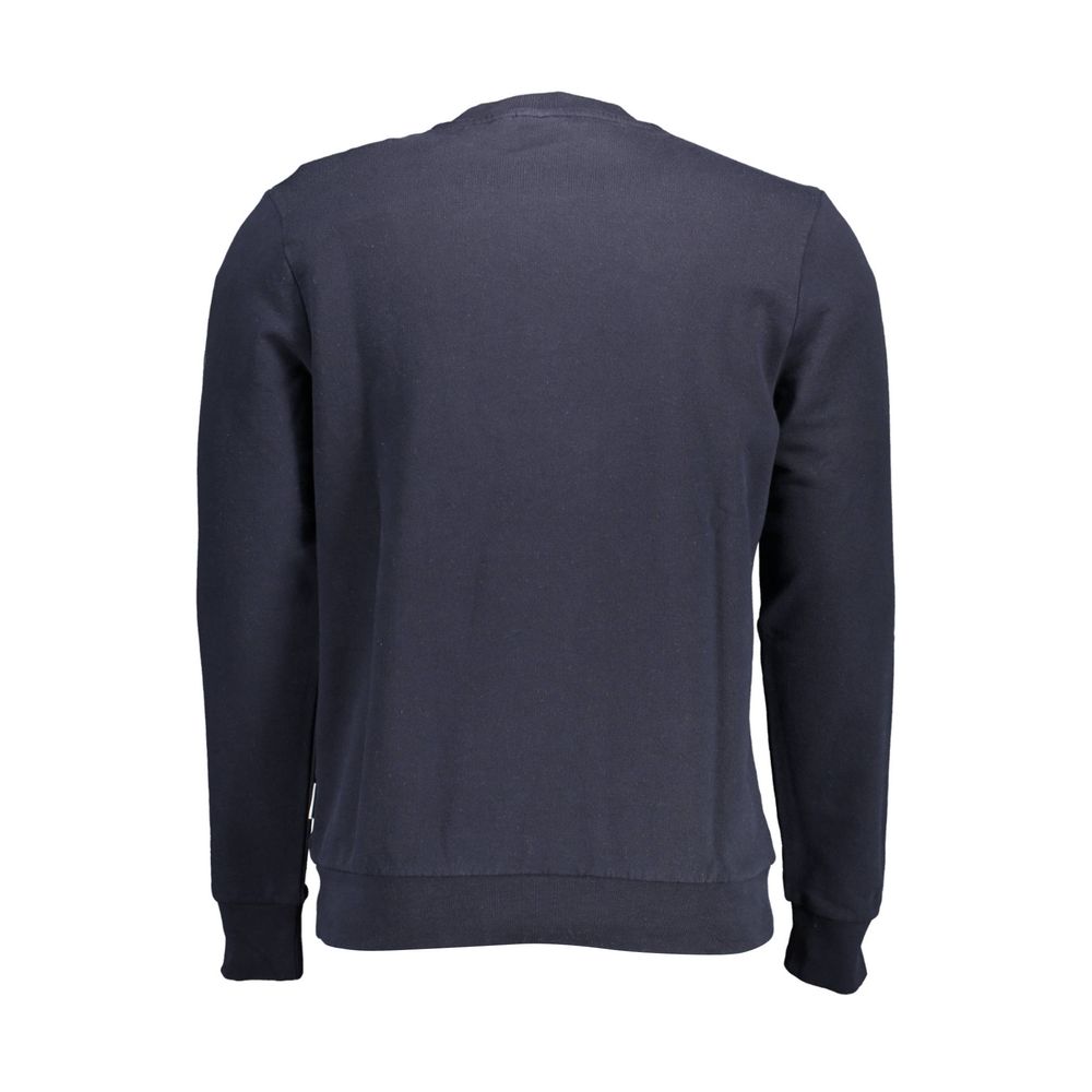 Blue Cotton Men's Sweatshirt - ventzia