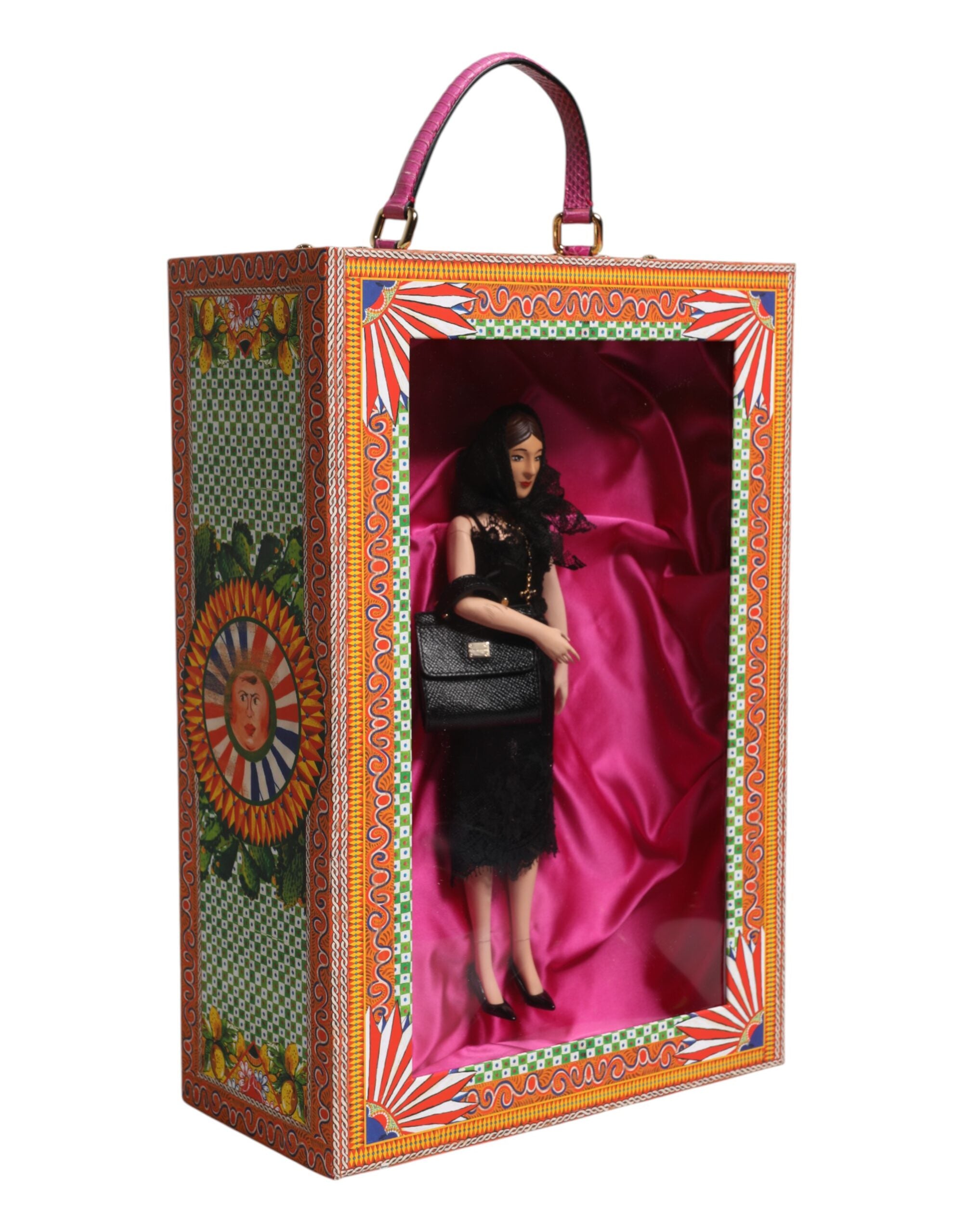 Black Dress Ceramic Porcelain Fashion Leather Sicily Dolls - ventzia