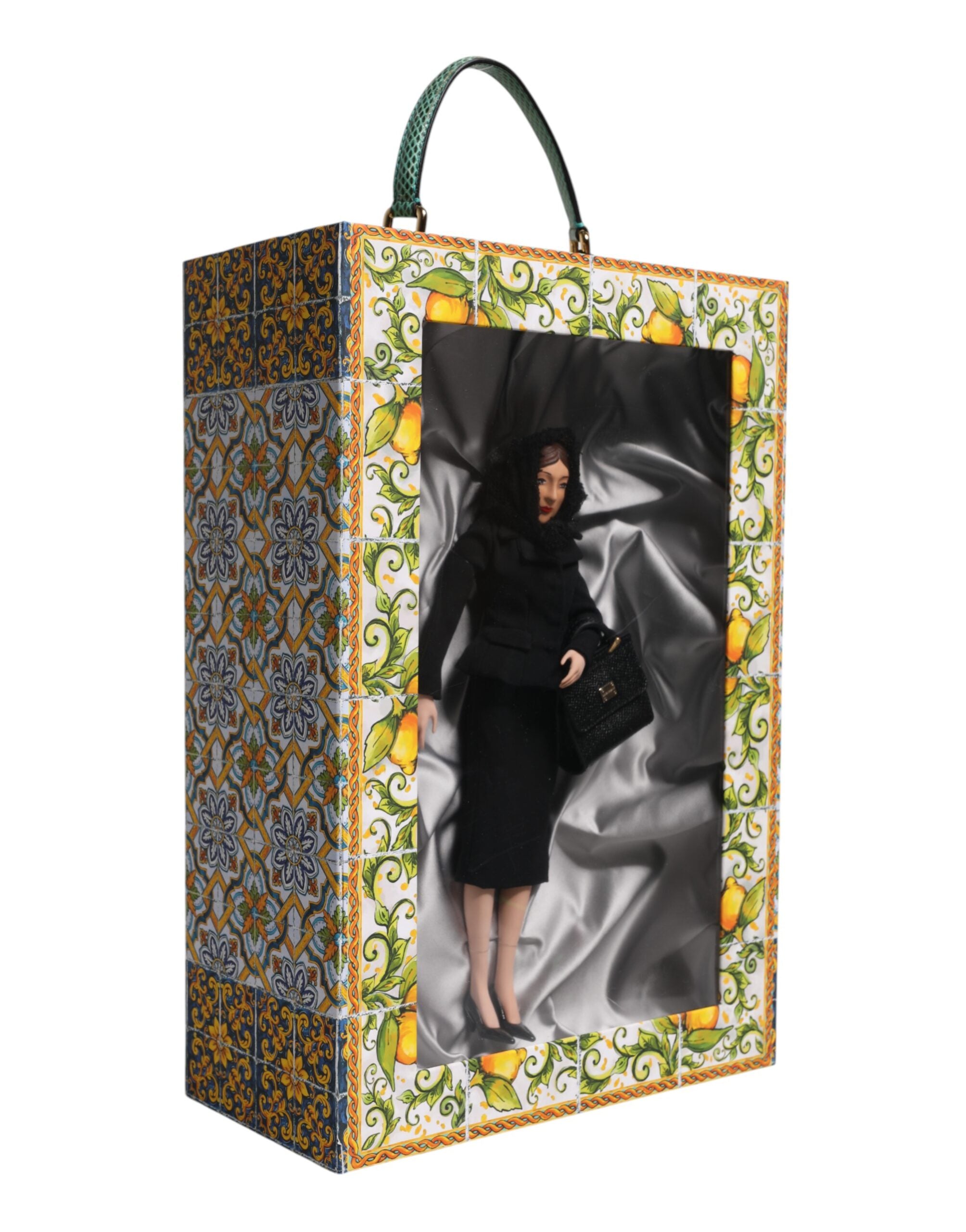 Black Dress Ceramic Porcelain Fashion Leather Sicily Dolls - ventzia