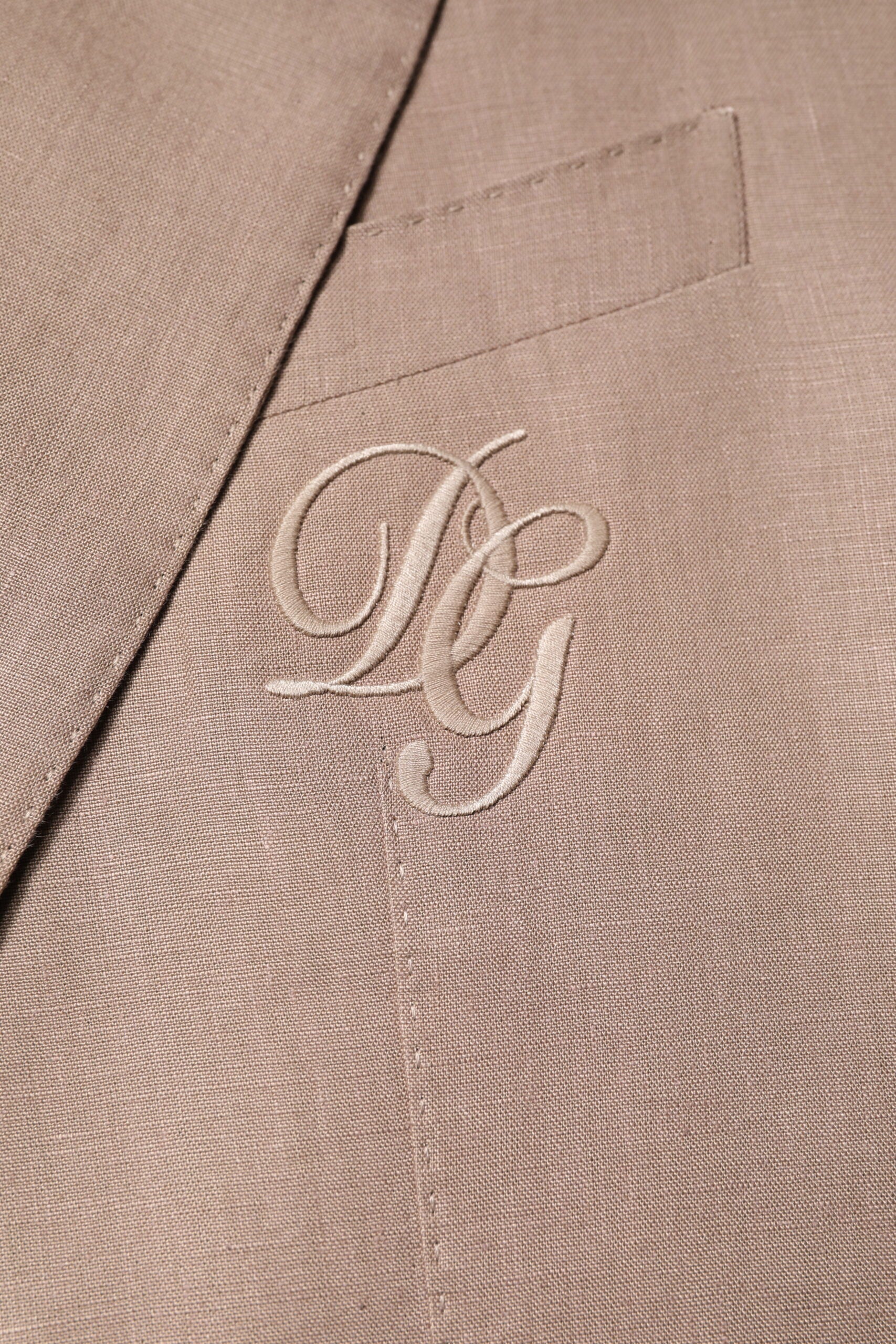 Beige TAORMINA Single Breasted Coat Blazer - ventzia