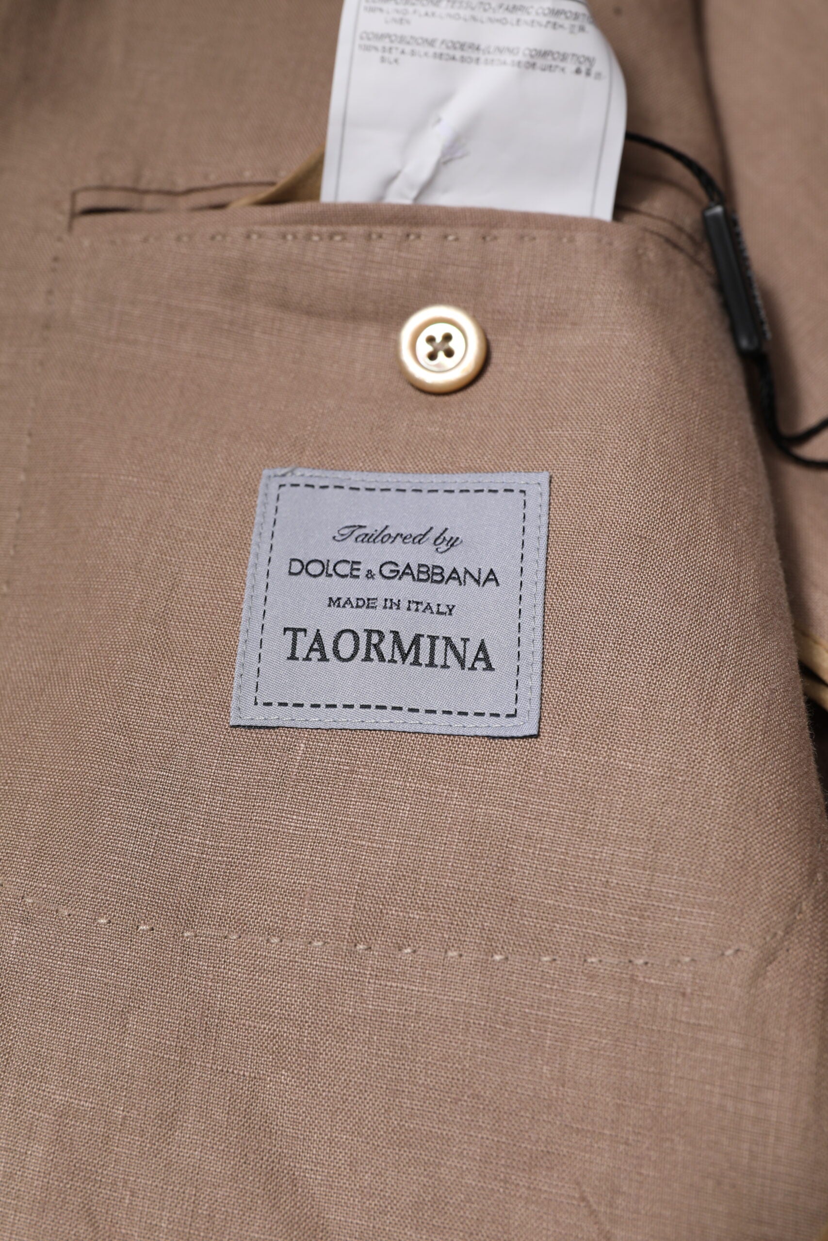 Beige TAORMINA Single Breasted Coat Blazer - ventzia